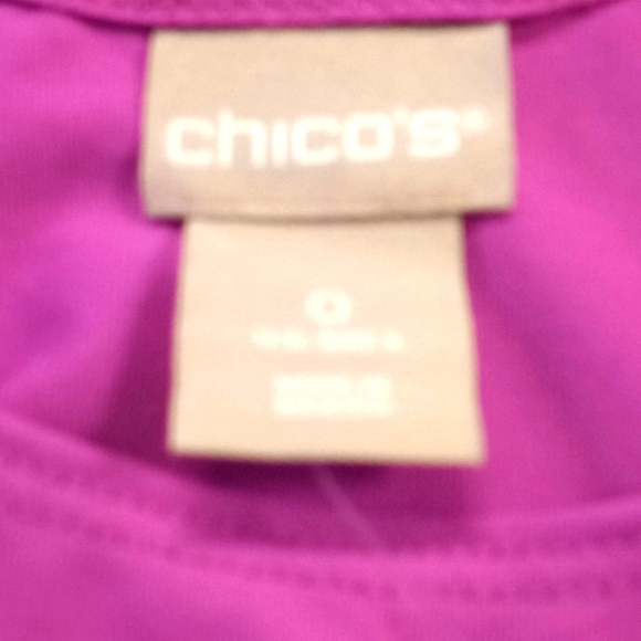 Chico's Violet Microfiber Basic Tank Top - Picture 10 of 11